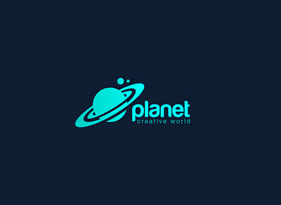 Planet Creative World branding design graphic design illustration logo typography