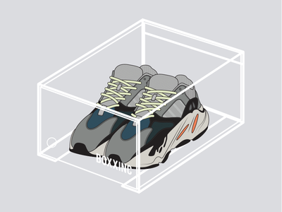 yeezy wave runner cartoon
