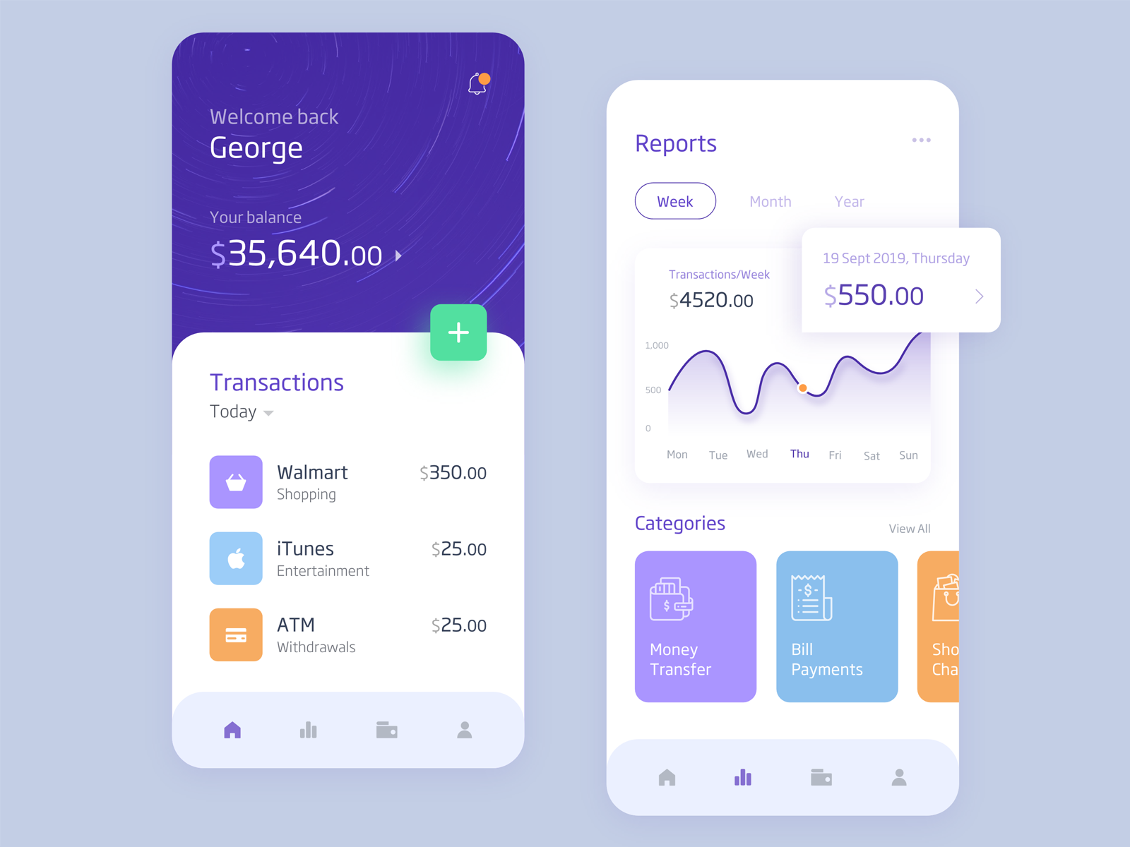 Banking App by Nishad Narayanan for RapidGems - Experience Studio of ...