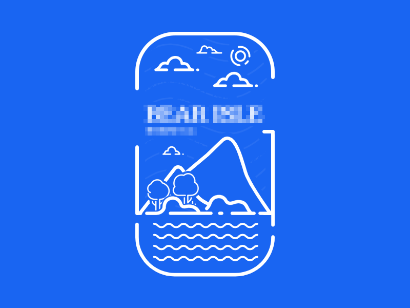 Cutting Board sky lake mountain cutting board logo
