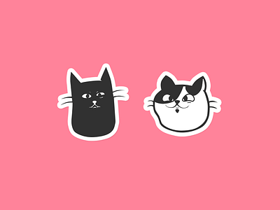 Cats cat cat art cats illustration kitten sticker