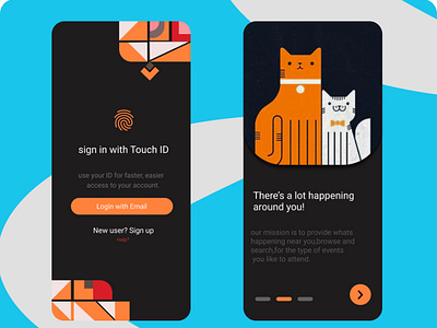 Sign in with Touch ID | UI Design