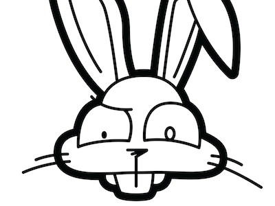 Twitchy Rabbit email logo marketing