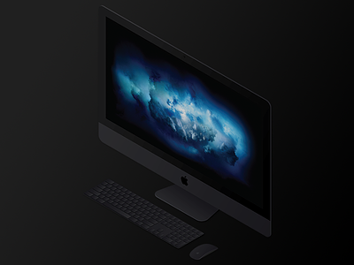 iMac Pro apple imac imac pro isometric