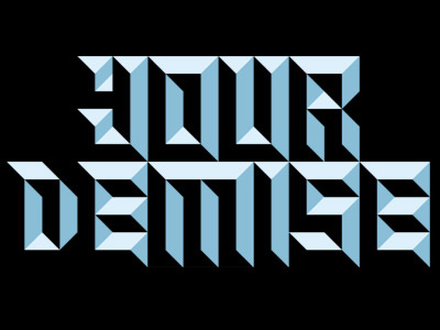 Your Demise apparel bands lettering music t shirt