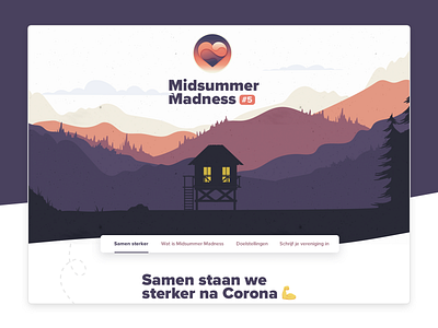 Midsummer Madness #5 agency campaign covid 19 design free heart non profit outdoor website