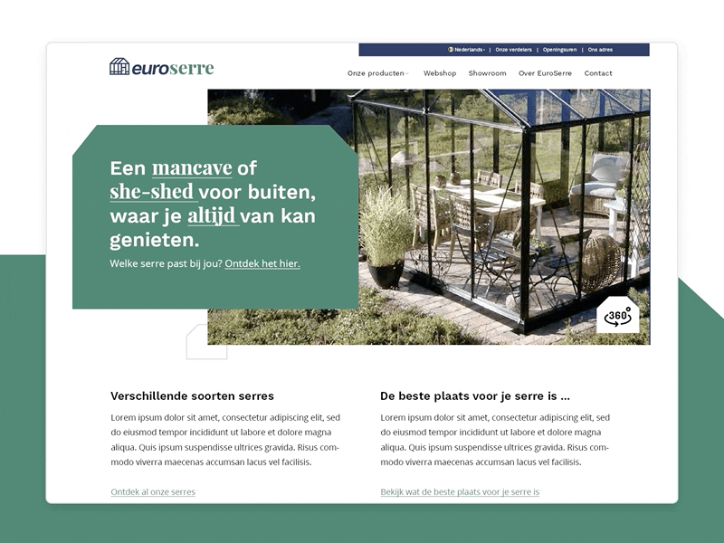 Redesign Euroserre branding design homepage redesign web