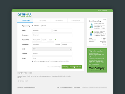 Checkout process checkout clean design focus pharmacy ui