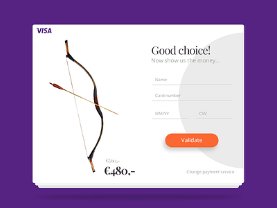 Checkout 💳 002 checkout dailyui visa