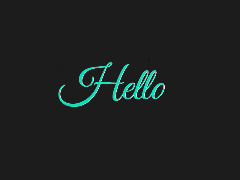 Hello after effects animation gif letters logo masks motion graphics type typography