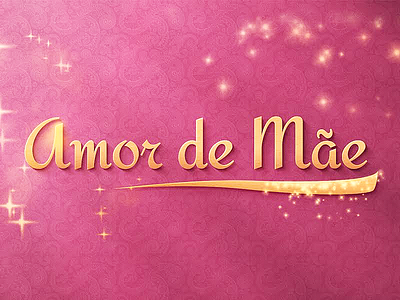 Amor de Mãe campaign key visual light logo love mother texture