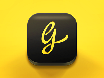 Agency Gênia advertising agency brand gênia icon ios logo yellow