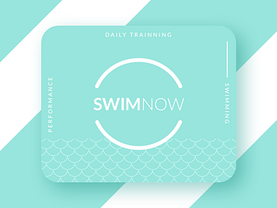 I love swimming app application blue card color sports swim swimming water