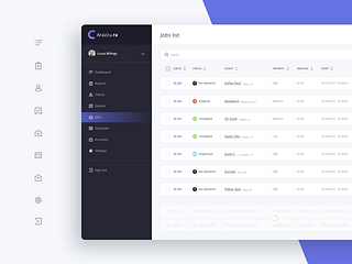 Jobs List Dashboard By Michel Koga On Dribbble