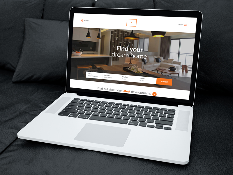 Website for the Housing Sector... clean design digital housing modern prodo property search ui ux website white
