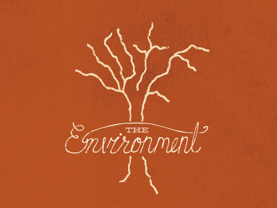 Vote the Environment creative action network environment hand hand drawn patagonia texture trees type vote