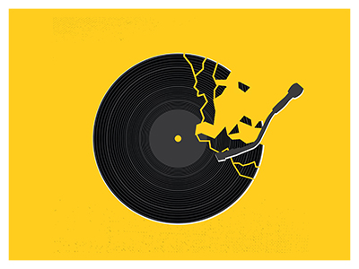 Broken Record by Casey Gaffney on Dribbble