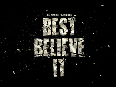 Best Believe It v.2 album drugs hand drawn music record texture typography white