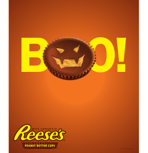 Reese's Ad ad poster typography