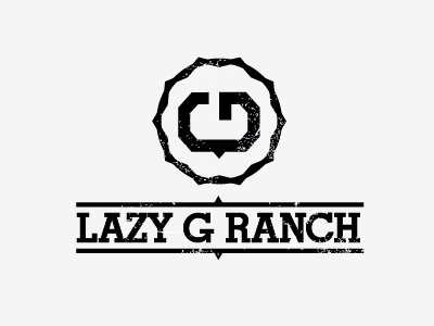 More Lazy G Ranch brand lazy g ranch logo ranch logo typography