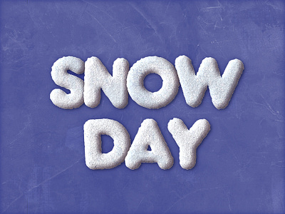 Snowy Text Effect lettering snow text effect