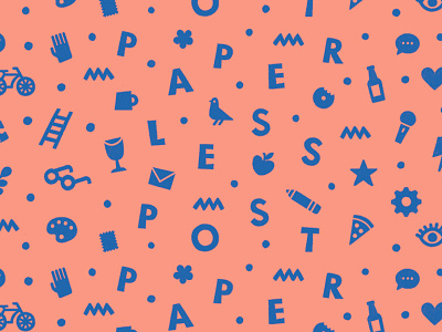 Paperless Post Pattern memphis pattern pattern design swag