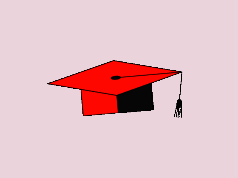 Graduation Cap Sticker