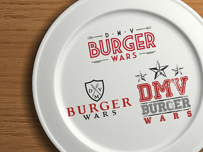 DMV Burger Wars - Logo Concepts design logo