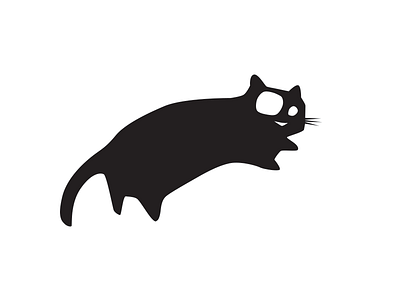 Black Cat black black cat cat logo
