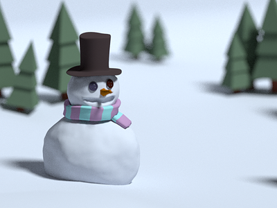 Snowman blender snowman