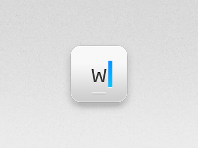 iA Writer iOS Icon ia icon ios iphone