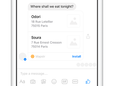 Mapstr + Messenger chat facebook group mapstr messages messenger sketch