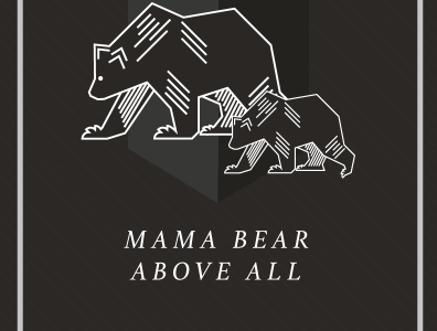 Mama Bear Above All game of thrones podcast poster twinnovation