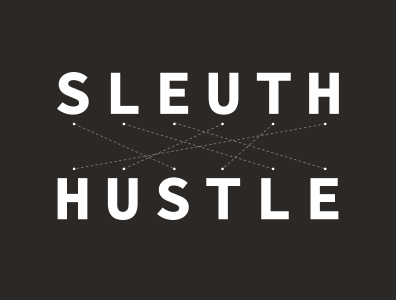 Sleuth Hustle podcast t shirt