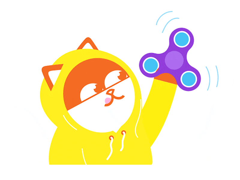 Poncho Fidget Spinner cat fidget spinner poncho