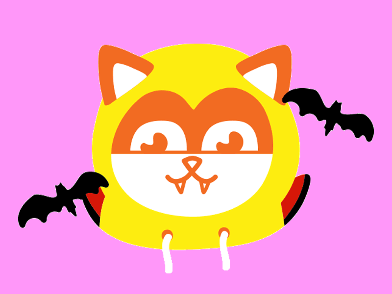 Happy Halloween bats cat devil frankenstein halloween poncho vampire
