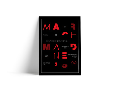 March Madness posted design concept adobe design graphic design illustration illustrator poster design typography