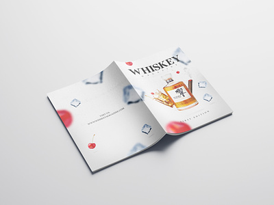 Whiskey Magazine Concept adobe brochure design design graphic design illustration illustrator magazine cover magazine design photoshop poster design typography