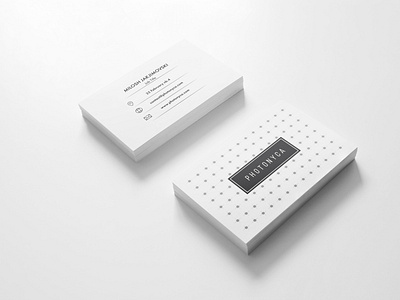 Photonyca business card concept 2