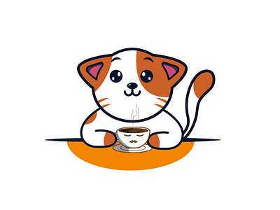 Hello 😺🐈 animation cartoon cartoon character cat cat logo cats design icon illustration illustrator logo monster
