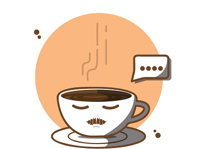 do you need coffee animation design icon illustration logo