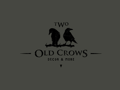 Two Old Crows Decor & More co colorado decor furniture logo old crows pagosa springs store