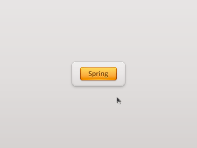 Spring animated button gif