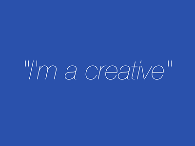 Creativity (Blog Post)