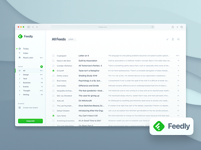 Feedly Redesigned
