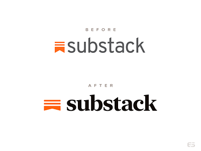 Substack logo redesign substack