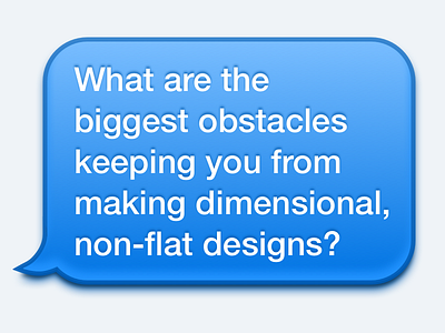 Obstacles Survey (Flat Design)