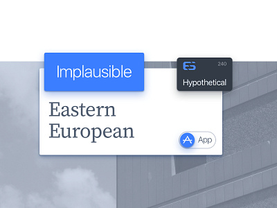 Implausible Hypothetical Eastern European App