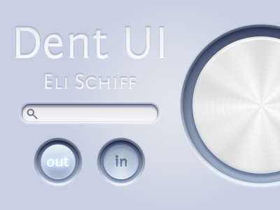 Dent UI buttons knob ui kit