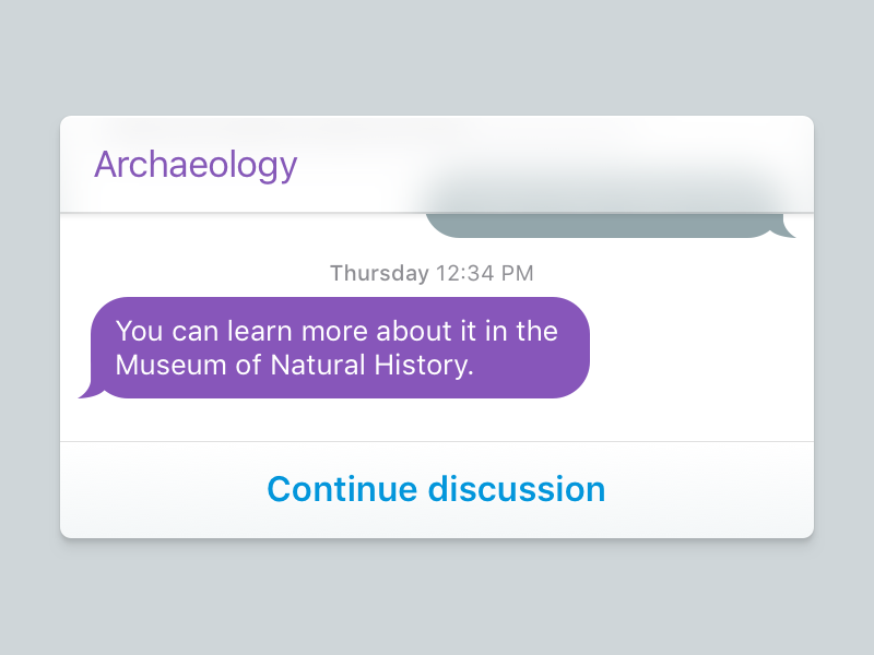 Discussion UI by Eli Schiff on Dribbble
